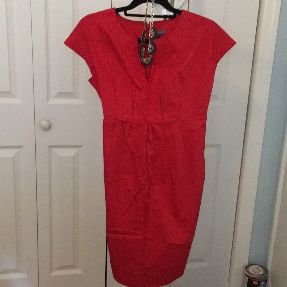 Beautiful red dress by Ann Taylor